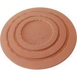 Üçlü Yuvarlak Dekoratif Tepsi Seti - 0 - 249 ml