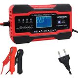 Ucomen 12V-24V Şarj Redresörü (Akıllı Akü Şarj Cihazı) (Otomatik 10 A) 7 Aşamalı Şarj (+Agm/jel)