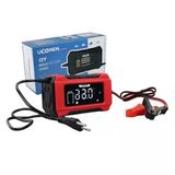 Ucomen 12V Dc 6A Akıllı Akü Şarj Cihazı Dijital Ekran Aşırı Akım Ve Akü Korumalı (12 Volt 6 Amper)
