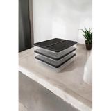 UCR HOME Buzdolabı Organizer Saklama Kabı Seti Hava Geçirmez Dondurucuya Uygun 3lü 2,5 L, Siyah