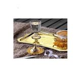 UCR HOME Tiryaki Damat Sunum Seti, Gold, Kahve Fincanı