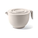 Üçsan Plastik Karıştırma Kabı & Mikser Kase Kapaklı Mikser Kase 3 Litre Çırpma Kabı Krem