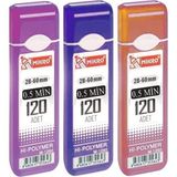 Ucu 120 Li 0.5 mm 2b 3 Paket Çoklu Versatil Kalem Uç Mekanik Uçlu Otomatik Kurşun Mikro Kalem Ucu 60 mm Yumuşak