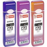 Ucu 120 Li 0.7 mm 2b 3 Paket Çoklu Versatil Kalem Uç Mekanik Uçlu Otomatik Kurşun Mikro Kalem Uc - Standart
