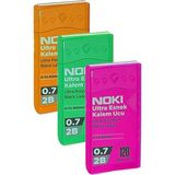 Ucu 120 Li 0.7 mm 2b 3 Paket Noki Çoklu Versatil Kalem Uç Mekanik Uçlu Otomatik Kurşun Kalem Ucu - Standart