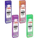 Ucu 120 Li 0.7 mm 2b 4 Paket Çoklu Versatil Kalem Uç Mekanik Uçlu Otomatik Kurşun Mikro Kalem Uc - Standart