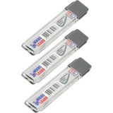 Ucu 2b 0,9 mm 3 Adet Mekanik Uçlu Otomatik Kurşun Kalem Ucu 2b 60MM x 0,9mm Siyah Mikro Uç Kısa - Standart