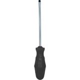Ucu Mıknatıslı Düz Tornavida Siyah Saplı 5X125 mm - Antrasit