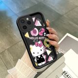 Ucuc iPhone 11 Pro Max Uyumlu Siyah Silikon Şık Baskı Kılıf Darbeye Dayanıklı Kamera Korumalı