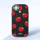 UCUC Realme C25Y/C21Y ile Uyumlu Siyah Silikon Telefon Kılıfı Şık Baskı Desenli, Kamera Korumalı Darbeye Dayanıklı Kılıf