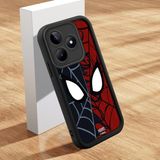Ucuc Realme C53/C51/NOTE 50 Uyumlu Siyah Silikon Kılıf Spider-Man Desenli Darbeye Dayanıklı Lens Koruma