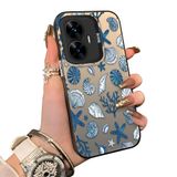UCUC Realme C55 ile Uyumlu Kılıfı Akrilik Arka Silikon Kenarlı Darbe Koruyucu Telefon Kılıfı