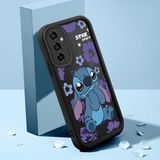 Ucuc Samsung Galaxy M23 Uyumlu Silikon Malzeme Darbeye Dayanıklı Siyah Renkli Kılıf Stitch Deseni - Siyah - Altın