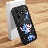 Ucuc Tecno Spark 10 Pro Uyumlu Siyah Silikon Lens Koruma Darbeye Dayanıklı Stitch Desenli Kılıf