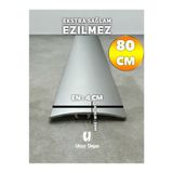 Ucuz Depo Geniş 4cm Kapı Eşik Profili Parke Kapı Altı Çıtası Alüminyum 80 Cm Ekstra Kalın