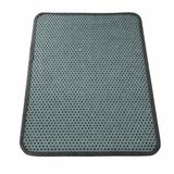 Ucuz Elekli Kedi Tuvalet Önü Paspası Kedi Kumu Paspası - 60x42cm Kırılmaz Plastik