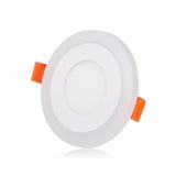 Ucuz Geldi 2 Adet Çift Renkli Hero Led Panel 3+3 Watt Dış Çapı 10 Cm Mavi-Beyaz İki Renkli Tavan Spot Lambası