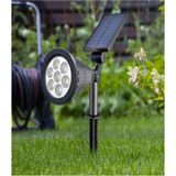 Ucuz Geldi 7W LED Solar Kazıklı Çim Armatür Cata Güneş Enerjili Çim Lambası Bahçe Aydınlatma Lambası 6500K Beyaz Işık