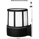 Ucuz Geldi Mars Kafesli Aplik Bahçe Lambası Zita Bahçe Aydınlatması 19 Cm Duvar Aplik 220v Ip54