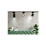 Ucuz Geldi Mini Ray Spot Set Gu-10 Duylu 3 Spot Lamba + 1 Mt Ray + 3 Gu10 Led Ampul 6500K Beyaz Işık (Siyah Kasa-Beyaz Işık)