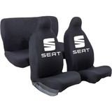 Ucuz Oto Kılıfı Seat Penye Kumaş Oto Koltuk Kılıfı - Siyah