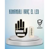 Ucuz Tekno Aracınız Için Eğlenceli ve Güvenli Iletişim: LED Jest Lambası, Uzaktan Kumandalı, Kolay Montaj