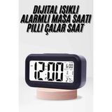 Ucuz Tekno Dijital Işıklı Alarmlı Çalışma Masası Ekran Pilli Çalar Saat