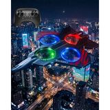 Ucuz Tekno LED Işıklı Oyuncak Drone Fighter Jet Tasarımlı Uzaktan Kumandalı Uçak