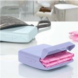 Ucuzakapinda Hijyenik Plastik Kilit Kapaklı Ped Kutusu 9 cm x 10.5 cm x 3 cm Karışık Desenli - Kilitli Kutu