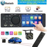 Ucuzcu Market 4.1 Inç Dokunmatik Ekran Oto Teyp + 12 LED Gece Görüş Geri Vites Kamera (Bluetooth + Flim Izle + Radyo + USB + Sd)