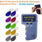 Ucuzcu Market Rfıd 125 Khz Kart & Anahtarlık (Göstergeç) Kopyalama Cihazı + 10 Adet Anahtar