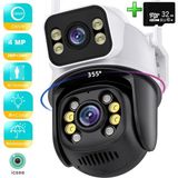 Ucuzcu Market Speed Wifi Çift Kamera (2mp+2mp) 32GB Hafıza Kart ile Birlikte(Kayıt Etme-Uzaktan Izleme-Gece Görüş-Karşılıklı Konuşma-Dış Mekan