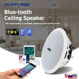 Ucuzcu Market Tavan Hoparlör Amplifikatörlü ve Bluetooth Özellikli ( Beyaz Renk Gönderilir)