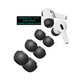 ucuzmi 3M Airpods Pro için kulak tıkacı, Siyah Renk 3 çift silikon kulak yastığı, yedek kaymaz kulak ucu