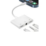ucuzmi Iphone 11-13pro-14promax-ipad 4-5-6 Aux Jak Kulaklık Hızlı Şarj Dönüştürücü Kablo