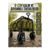 UCUZTEKNO Extra Cepli Katlanabilir Wagon Arabası ile Pratik ve Düzenli Taşıma HMNGO5643-LMM6FJ