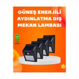 UCUZTEKNO Montajlı Güneş Enerjili Duvar Tipi Aydınlatma – 8 Saat Çalışma Süresi