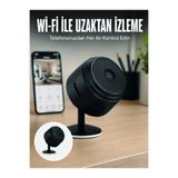 UCUZTEKNO NOVENTO A9 Kablosuz Mini IP Kamera Wi-Fi Destekli Uzaktan İzleme Özellikli HD Güvenlik Kamerası