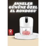 Ucuztekno popüler Anneler Gününe Özel Hediye El Rondosu Doğrayıcı Şarjlı Taşınabilir 2026