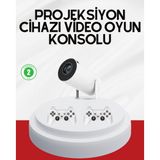 Ucuztekno tekno 3D Oyun Destekli Kablosuz Ev Sinema Projeksiyon Cihazı 2026