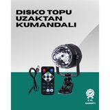 Ucuztekno tekno 7 Farklı Aydınlatma Modu ve Ses Sensörlü Disko Topu Lambası 2026
