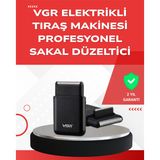 Ucuztekno tekno ABS Gövdeli Süper İnce Elektrikli Sakal Kesici – 45 dk Kablosuz Kullanım, Yanak Makası