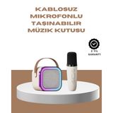 Ucuztekno tekno Bluetooth Karaoke Mikrofon ve Hoparlör Seti Taşınabilir 2026