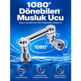 Ucuztekno tekno Döndürülebilir Musluk Mutfak Banyo Musluk Ucu Başlığı 4 Filtreli 2026
