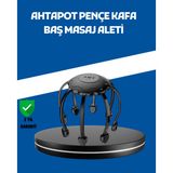 Ucuztekno tekno Elektrikli Saç Derisi Masaj Aleti Çok Noktalı 8 Kollu Titreşimli Masaj 2026