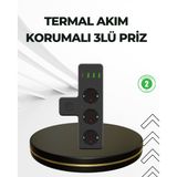 Ucuztekno tekno Masa Üstü Çoklu Priz USB ve Type-C Çıkışlı Güç Dağıtıcı 2026