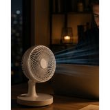 Ucuztekno tekno Masaüstü Mini Fan Sessiz Çalışan 2 Hızlı Otomatik Salınımlı Fan 2026