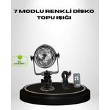 Ucuztekno tekno Ritme Duyarlı LED Disko Topu – Renkli Işık Gösterili Parti Lambası 2026