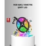 Ucuztekno tekno Uzaktan Kumandalı RGB Smart Şerit LED Işık Esnek ve Taşınabilir Dekorasyon 2026