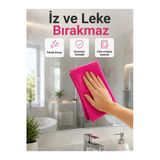 Ucuztekno Yüksek Su Emici Mikrofiber Temizlik Bezi Cam, Mutfak Ve Banyo Temizliği